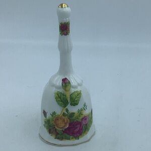 Brinton 3D Bone China Roses Bell